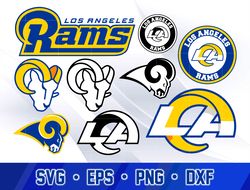 Los Angeles Rams SVG bundle ,  Los Angeles Rams svg dxf eps png , N F L Teams svg , digital download