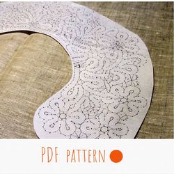 Bobbin lace Collar pattern PDF pattern
