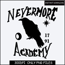 Nevermore Academy Svg, Wednesday Addams svg, Addams Family svg, digital download Cricut cut file