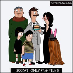 Cartoon style custom portrait, family portrait. Become an animated character! Perfect gift for friends and family