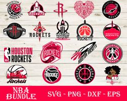 Houston Rockets Bundle SVG, Houston Rockets SVG, NBA Bundle SVG, Sport SVG