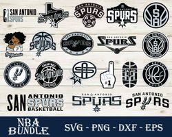 San Antonio Spurs Bundle SVG, San Antonio Spurs SVG, NBA Bundle SVG, Sport SVG