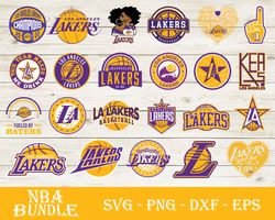Los Angeles Lakers Bundle SVG, Los Angeles Lakers SVG, NBA Bundle SVG, Sport SVG