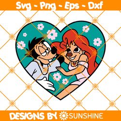 Max and Roxanne SVG, Goofy Movie SVG, Roxanne svg, Goofy Movie Max svg, Valentine Day Svg, File For Cricut