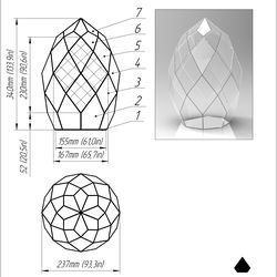 Project 23. Stained glass printable pattern. Brillant3d