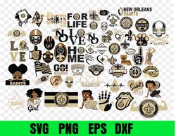 New Orleans Saints logo, bundle logo, svg, png, eps, dxf