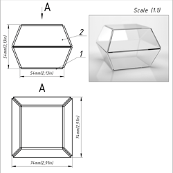 Project 142. Stained glass printable pattern. Brillant3d