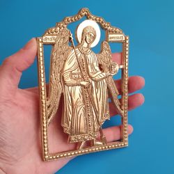 Michael the Archangel | brass icon | copy of an ancien icon 19 c. | Orthodox store