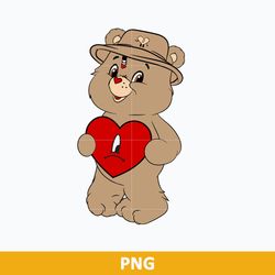 Tenderheart Bear Bunny Valentine PNG, Valentine's Day PNG, Bad Bunny Valentine PNG