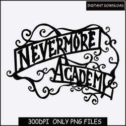 Nevermore Academy Gate Sign WEDNESDAY Addams SVG PNG jpeg pdf Wednesday Cricut, Addams Family Cut File