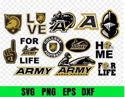 Army Black Kinght logo, bundle logo, svg, png, eps, dxf, n-c-aa logo