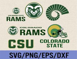 Colorado State Rams svg, Colorado State Rams logo, bundle logo, svg, png, eps, dxf, n-c-aa logo