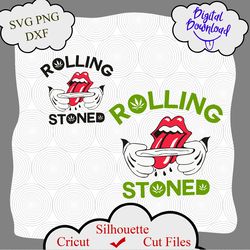 Rolling Stoned Svg, Cannabis design Png, Medical Marijuana, Blunt Joint, Pot Stoned, Smoking, Leaf Weed, 420, Cricut png