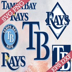 Bundle 6 Files Tampa Bay Rays Baseball Team Svg, Tampa Bay Rays svg, MLB Team  svg, MLB Svg, Png, Dxf, Eps, Jpg, Instant