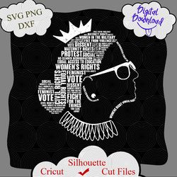 Ruth Bader Ginsburg svg, Notorious svg, Notorious Rbg shirt design, Ruth Ginsburg svg, Notorious RBG svg, RBG Never Forg