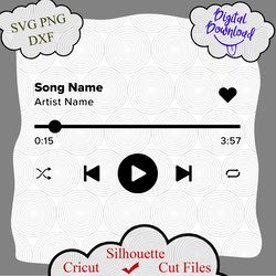 Audio Control Buttons SVG, Audio SVG, Music Player svg cutting files, Buttons SVG, Audio Buttons svg, cricut & silhouett