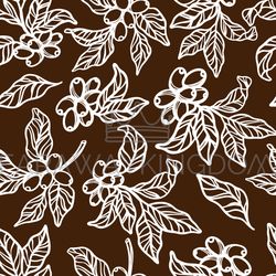 COFFEE TABLECLOTH Sketch Seamless Pattern Vector Illustration