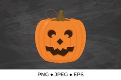 Halloween pumpkin face. Funny Jack o Lantern