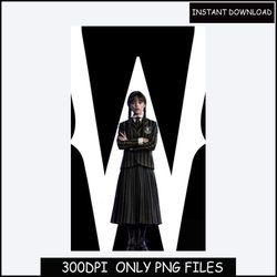 Wednesday Addams Full of Mondays Png, Addams Family Png, Wednesday Addams Png, Jenna Ortega Png, Digital Download