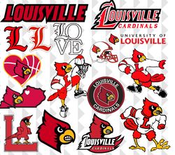 Digital Download, Louisville Cardinals svg, Louisville Cardinals logo, Louisville Cardinals clipart