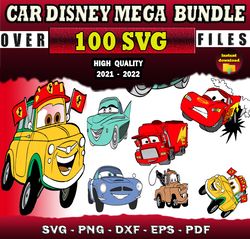 100 Cars Mega Svg Bundle - svg, png, dxf files for print & cricut