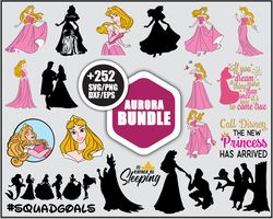 Aurora Bundle SVG, Aurora SVG, Disney Princess SVG, Sleeping Beauty SVG, Princess SVG