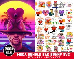 Bundle Layered SVG, Bad Bunny svg, El Conejo Malo svg, Instant Download, Bad Bunny YHLQMDLG, Cartoon Bunny