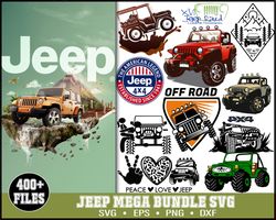 Bundle Mega jeep bundle SVG , jeep SVG bundle , Silhouette, Digital download , Instant Download