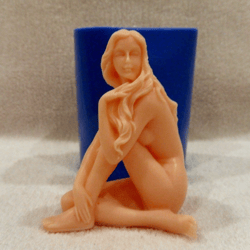 Naked woman silicone mold