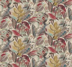 Tropical Leaves Fabric, Exotic Leaves Fabric, Botanical Fabric, Upholstery Fabric, Fabric for Curtains, Fabric with Leaf