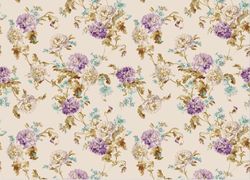 Floral Fabric, Fabric with Blooming Flowers, Linen and Viscose Fabric, Botanical Fabric, Floral Fabric, Rose Fabric
