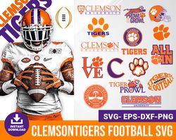 Digital Download, Clemson Tigers logo, Clemson Tigers svg, Clemson Tigers png, Clemson Tigers clipart