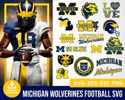 Digital Download, Michigan Wolverines svg, Michigan Wolverines logo, Michigan Wolverines clipart, Wolverines png