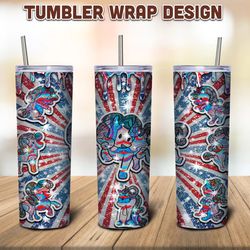 Unicorn Tumbler Wrap PNG, Unicorn Tumbler, Skinny Tumbler, Glitter Tumbler Rainbow, Sublimation Designs Digital Download