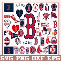 Bundle 41 Files Boston Red Sox Baseball Team Svg, Boston Red Sox Svg, MLB Team  svg, MLB Svg, Png, Dxf, Eps, Jpg