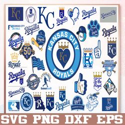 Bundle 37 Files Kansas City Royals Baseball Team svg, Kansas City Royals Svg, MLB Team  svg, MLB Svg, Png, Dxf, Eps