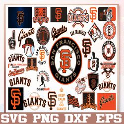 Bundle 36 Files San Francisco Giants Baseball Team Svg, San Francisco Giants Svg, MLB Team  svg, MLB Svg, Png, Dxf, Eps