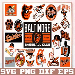 Bundle 23 Files Baltimore Orioles Baseball Team Svg, Baltimore Orioles Svg, MLB Team  svg, MLB Svg, Png, Dxf, Eps, Jpg