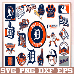 Bundle 22 Files Detroit Tigers Baseball Team Svg, Detroit Tigers Svg, MLB Team  svg, MLB Svg, Png, Dxf, Eps, Jpg