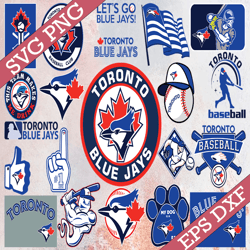 Bundle 21 Files Toronto Blue Jays Baseball Team svg, Toronto Blue Jays Svg, MLB Team  svg, MLB Svg, Png, Dxf, Eps, Jpg,