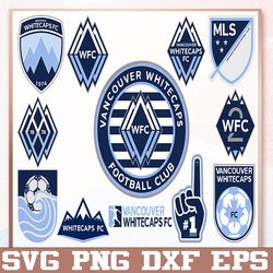 Bundle 12 Styles MLS Vancouver Whitecaps FC Soccer Team svg, Vancouver Whitecaps FC svg, MLS Teams svg, MLS Svg, Png