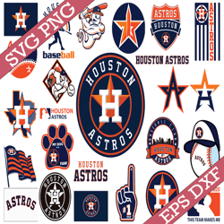Bundle 25 Files Houston Astros Baseball Team svg , Houston Astros Svg, MLB Team  svg, MLB Svg, Png, Dxf, Eps, Jpg, Insta