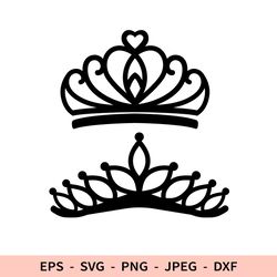 Crown Svg Tiara Dxf File for Cricut