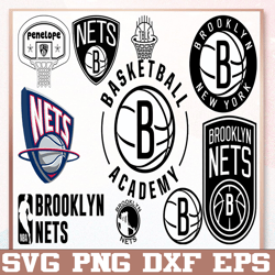 Bundle 20 Files Brooklyn Nets Basketball Team, Brooklyn Nets svg, Net svg, NBA Teams Svg, NBA Svg, Png, Dxf, Eps
