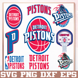 Bundle 18 Files Detroit Pistons Basketball Team Svg, Detroit Pistons svg, NBA Teams Svg, NBA Svg, Png, Dxf, Eps