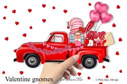 Vintage truck for valentine's day