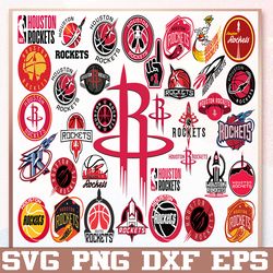 Bundle 37  Files Houston Rockets Baseball Team SVG, Houston Rockets svg, NBA Teams Svg, NBA Svg, Png, Dxf, Eps