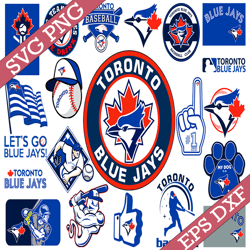 Bundle 21 Files Toronto Blue Jays Baseball Team svg, Toronto Blue Jays Svg, MLB Team  svg, MLB Svg, Png, Dxf, Eps, Jpg