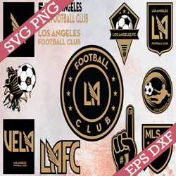 Bundle 12 Styles MLS Los Angeles Soccer Team svg, Los Angeles svg, MLS Teams svg, MLS Svg, Png, Dxf, Eps, Instant Downlo