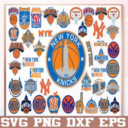 Bundle 42 Files New York Knicks National Basketball Team svg, New York Knicks National svg, NBA Teams Svg, NBA Svg, Png